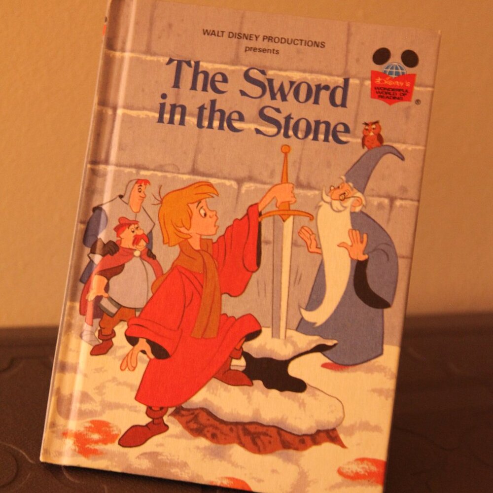 First Edition of Disney's The Sword in the Stone children's book.